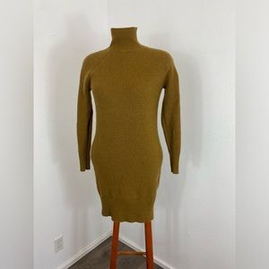 Boden Women’s Sweater Tunic/Dress 6 Alpaca Blend Knit Turtle Neck Fitted Stretch